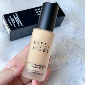 New Bobbi Brown LongWear SPF15 Shine Control Foundation~Neutral Sand~Full Size